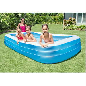 lot 85 image: Intex Inflatable Swim Center Family Lounge Pool 120 x 72 x 22