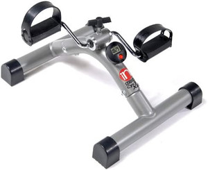 lot 91 image: Stamina InStride Folding Cycle XL Under Desk Bike Pedal Exerciser wSmart Workout App - Mini Exercise Bike Desk Exercise Equipment for Legs & Arms - Fully Assembled