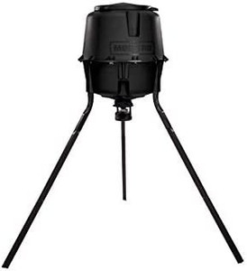 lot 94 image: Moultrie 30-Gallon Deer Feeder Tripod, Choose Model