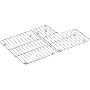 lot 114 image: KOHLER K-6638-ST Sink Racks for 30-Inch Whitehaven Sinks, Stainless Steel (B005VNSFPI)