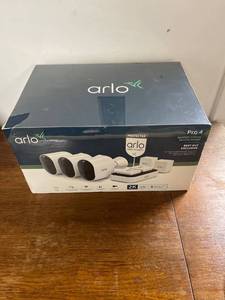 lot 6465 image: factory sealed arlo camera system