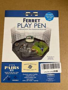 lot 6482 image: new ferret play pen