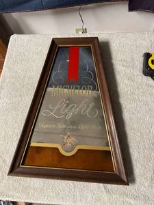 lot 6663 image: michelob mirror