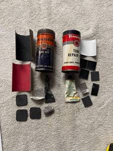 lot 6675 image: 2 Firestone tire patch kits