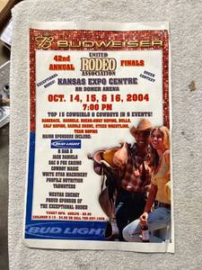 lot 6681 image: old rodeo poster