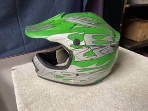 lot 6695 image: youth motocross helmet