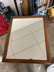 lot 6704 image: vintage wall mirror