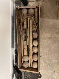 lot 6721 image: old croquet set