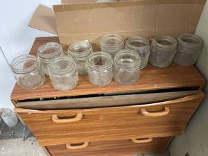 lot 6733 image: large mouth canning jars