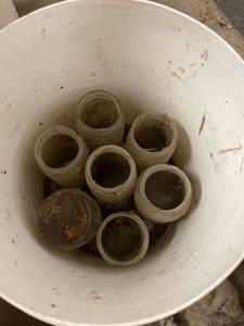 lot 6737 image: bucket of old canning jars