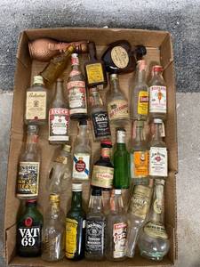 lot 6743 image: vintage liquor bottles