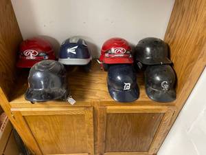 lot 6752 image: ball helmets