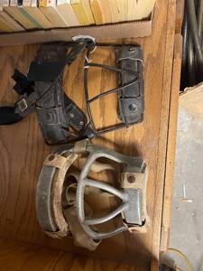 lot 6768 image: 3 vintage catchers masks