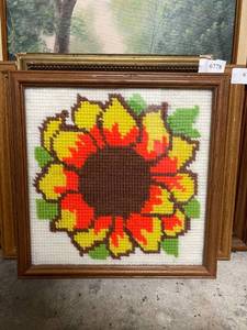lot 6779 image: handmade flower picture