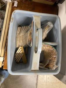lot 6787 image: bucket of clothes pens