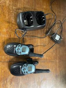 lot 6794 image: Motorola walkie-talkies with charger