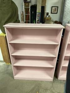 lot 6837 image: pink bookshelf
