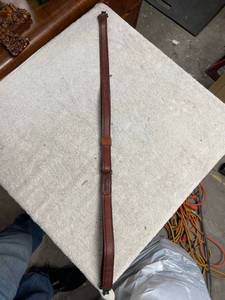 lot 6841 image: leather rifle sling