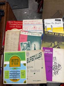 lot 6862 image: lot of sheet music