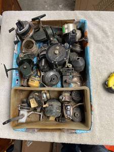 lot 6881 image: box of reels and parts