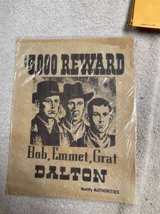 lot 6888 image: dalton wanted poster