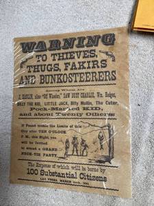lot 6889 image: 1881 warning notice