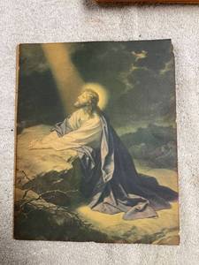 lot 6900 image: vintage Jesus picture