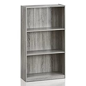lot 1632 image: Furinno Basic 3-Tier Bookcase Storage Shelves