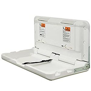 lot 1663 image: ECR4Kids Wall-Mounted Baby Changing Station