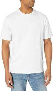 lot 1666 image: Essentials Mens Loose-Fit Short-Sleeve Shirts (Size L)
