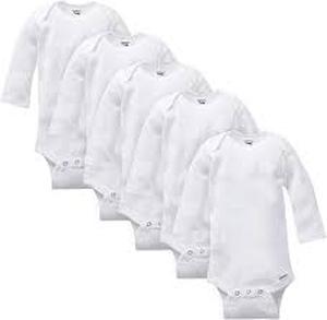 lot 1667 image: Gerber Long Sleeve Onesies (12mo)