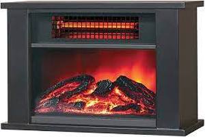lot 1687 image: LifeSmart Tabletop Infrared Fireplace Space Heater