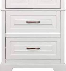 lot 1690 image: Teamson Home St. James Bathroom Storage Linen Base Cabinet&nbsp