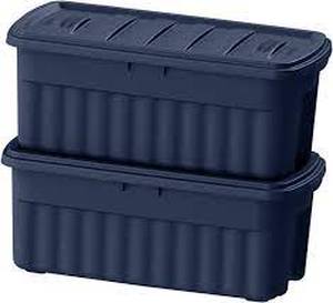 lot 1636 image: Rubbermaid Storage Totes (2 COUNT)
