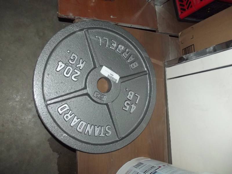 lot 1088 image: 45 Lb Weight