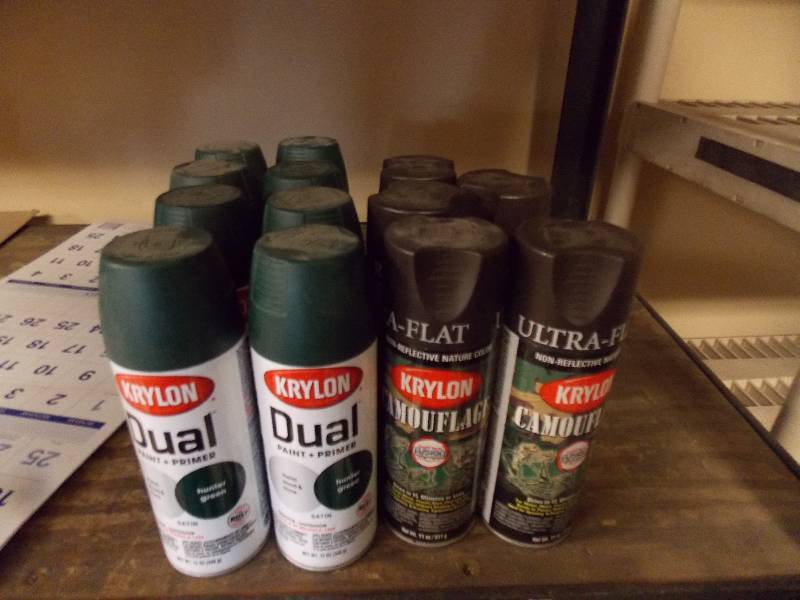lot 134 image: Lot of KRYLON Spray Paint