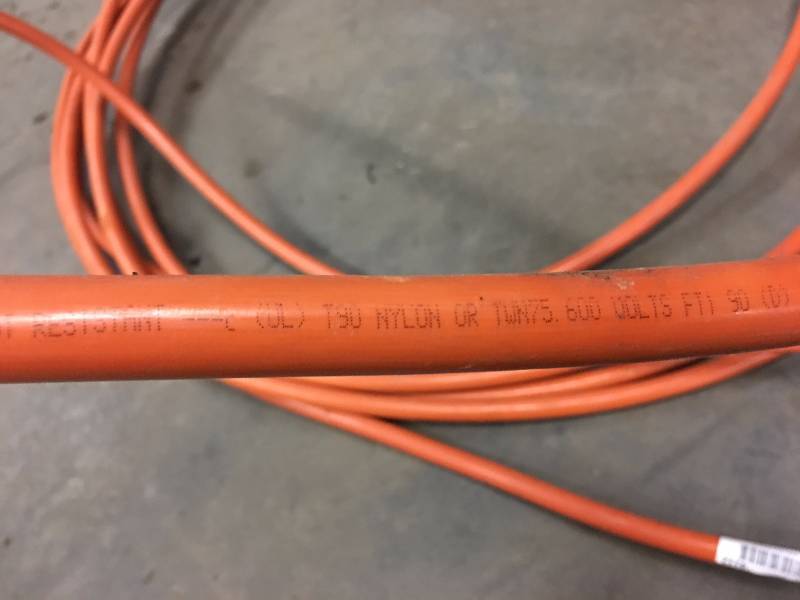 lot 4112 image: 70 Feet of THHN Aluminum Service Wire