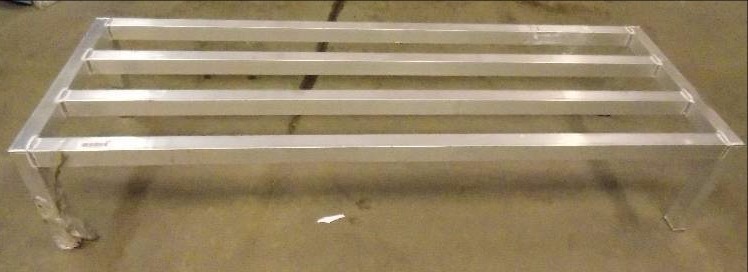 lot 146 image: Aluminum Dunnage Rack 5 x 20