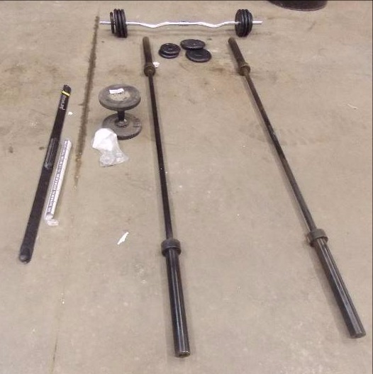 lot 4128 image: Lot of Work Out Equipment