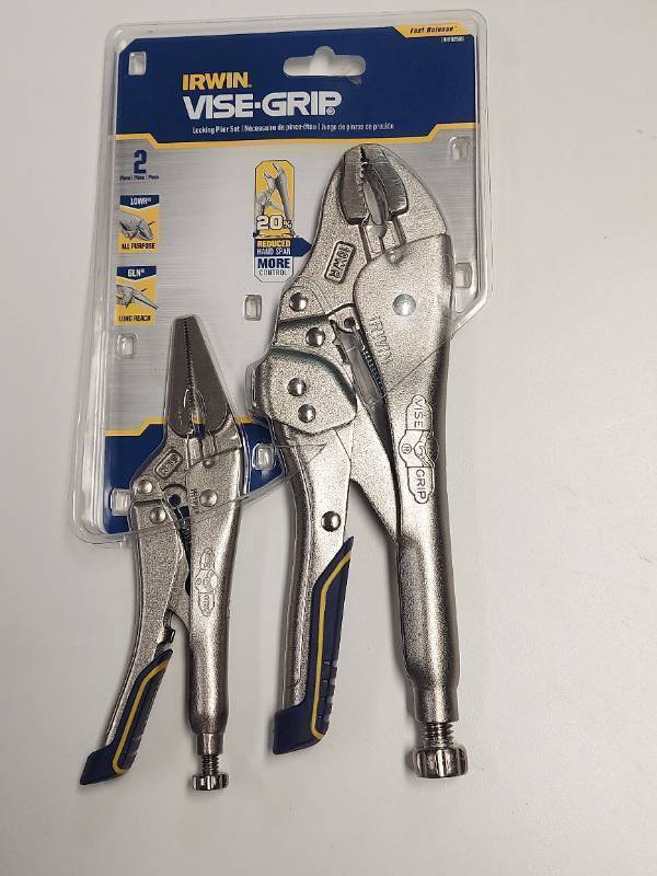 lot 6112 image: IRWIN - Vise Grip Fast Release 610 Locking Pliers Set