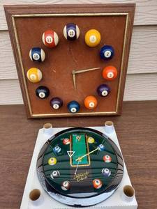 lot 5561 image: 2 billiards clocks