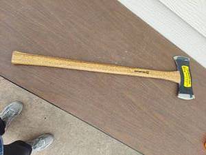 lot 5563 image: double bit axe