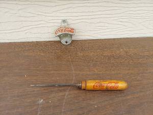 lot 5570 image: Coca-Cola bottle opener and ice pick