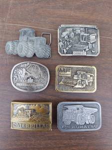 lot 5612 image: 6 belt buckles - agriculture