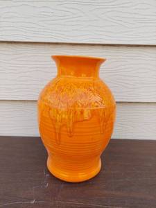 lot 5617 image: Orange vase