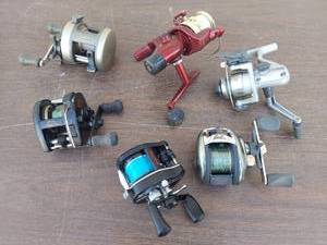 lot 5628 image: 6 fishing reels