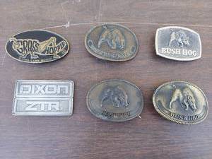 lot 5641 image: 6 belt buckles - mowers