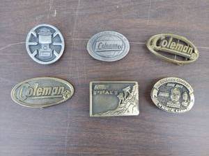 lot 5688 image: 6 Coleman belt buckles