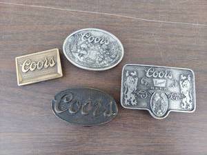 lot 5690 image: Coors belt buckles