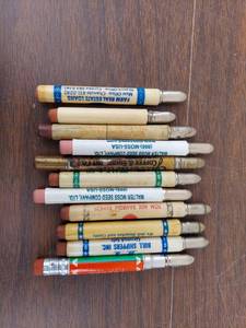 lot 5714 image: bullet pencils- with advertising